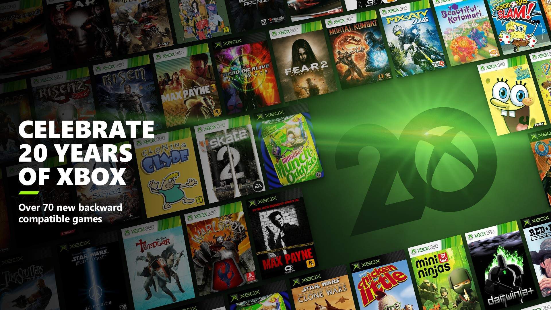 Xbox added 70 backward compatible games, and a lot of favorites are here