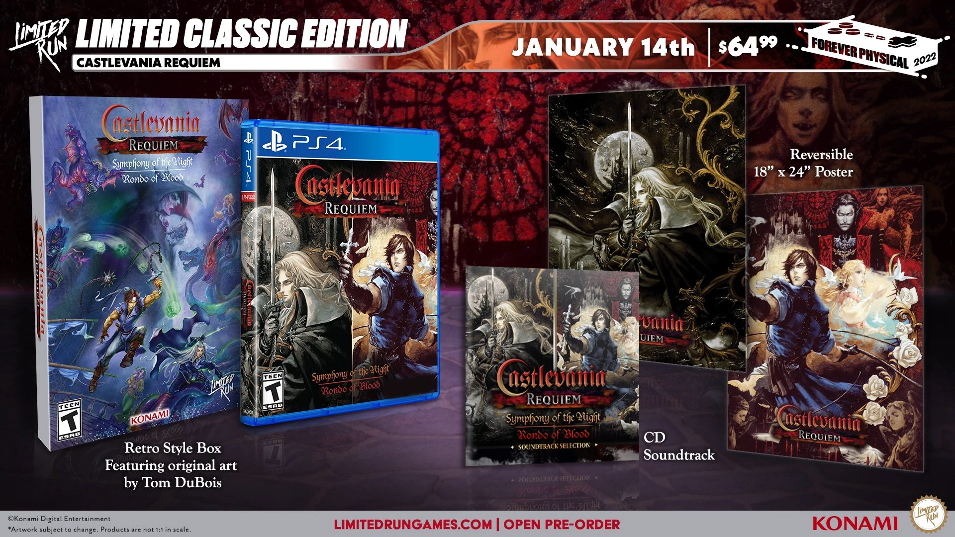 Castlevania Requiem - Édition Classique PS4/PS5, NEUF Sous Blister, Limited Run Rare