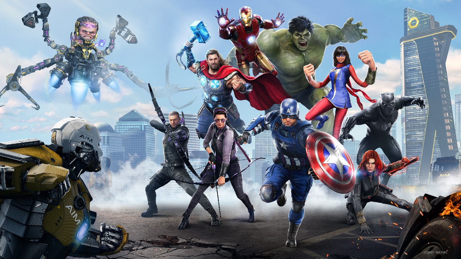 sony live service playstation square avengers
