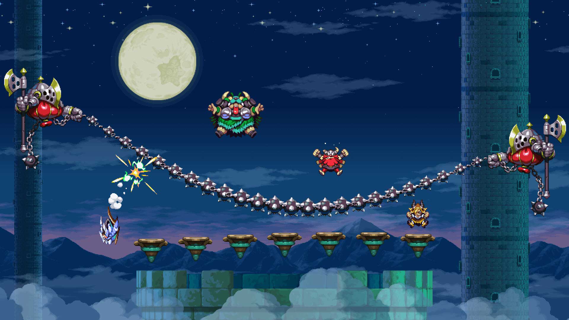 The classic jump rope mini-game